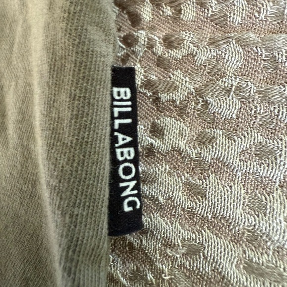 Billabong Wave Washed Tee Small Olive Green Cruise Logo T-Shirt - Picture 6 of 13